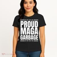 Proud Maga Garbage Trump Supporter Women's T-Shirt thumb 4