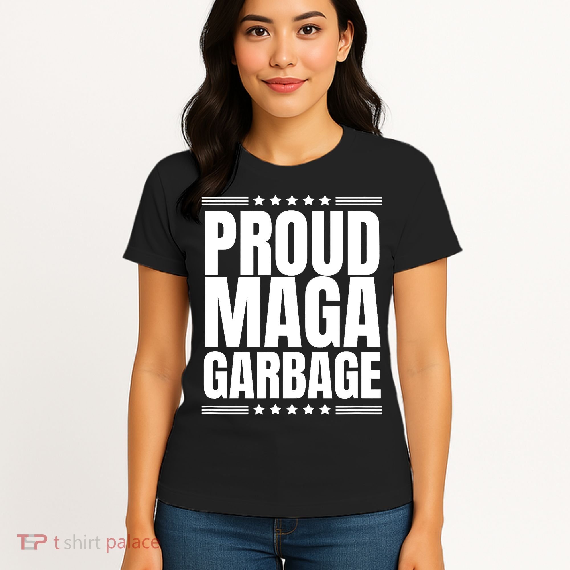 Proud Maga Garbage Trump Supporter Women's T-Shirt