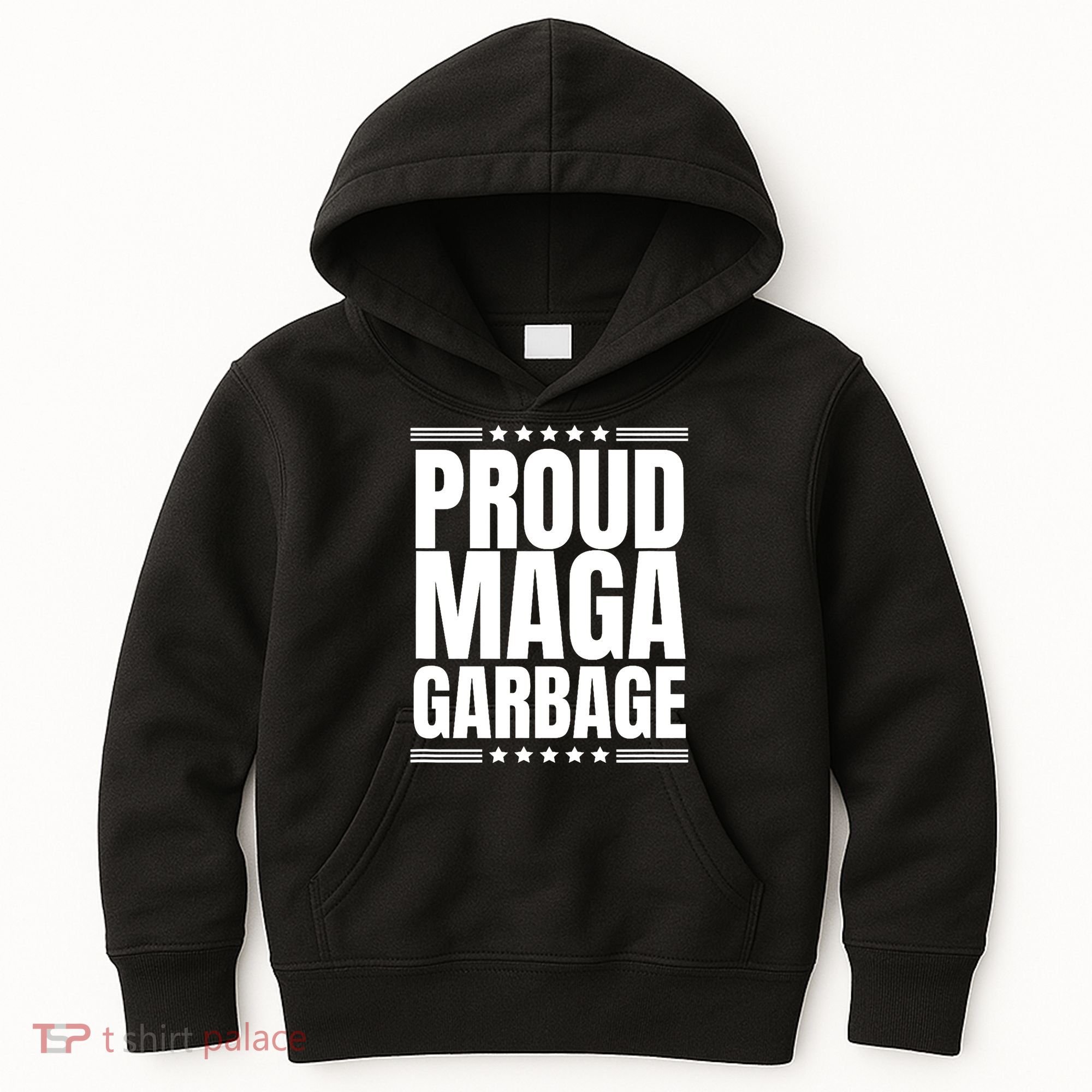 Proud Maga Garbage Trump Supporter Kids Hoodie