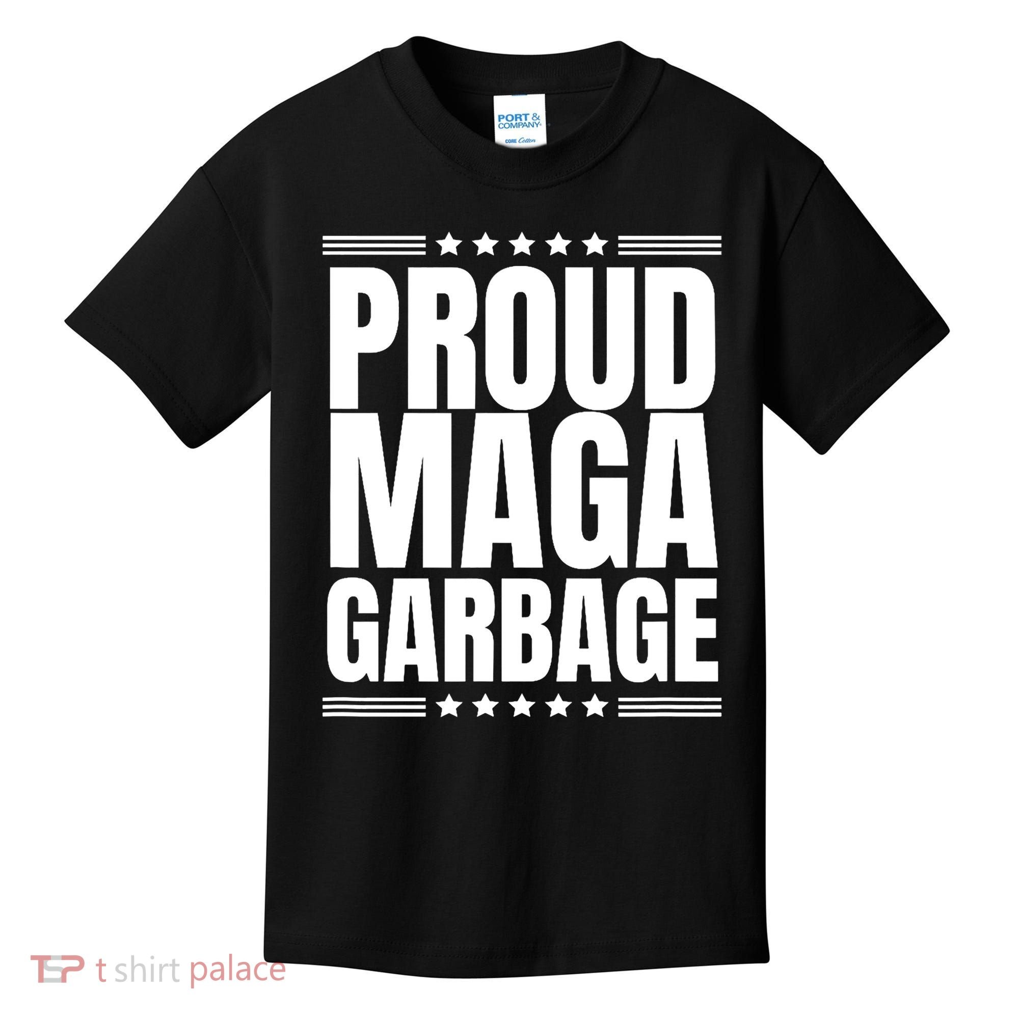 Proud Maga Garbage Trump Supporter Kids T-Shirt