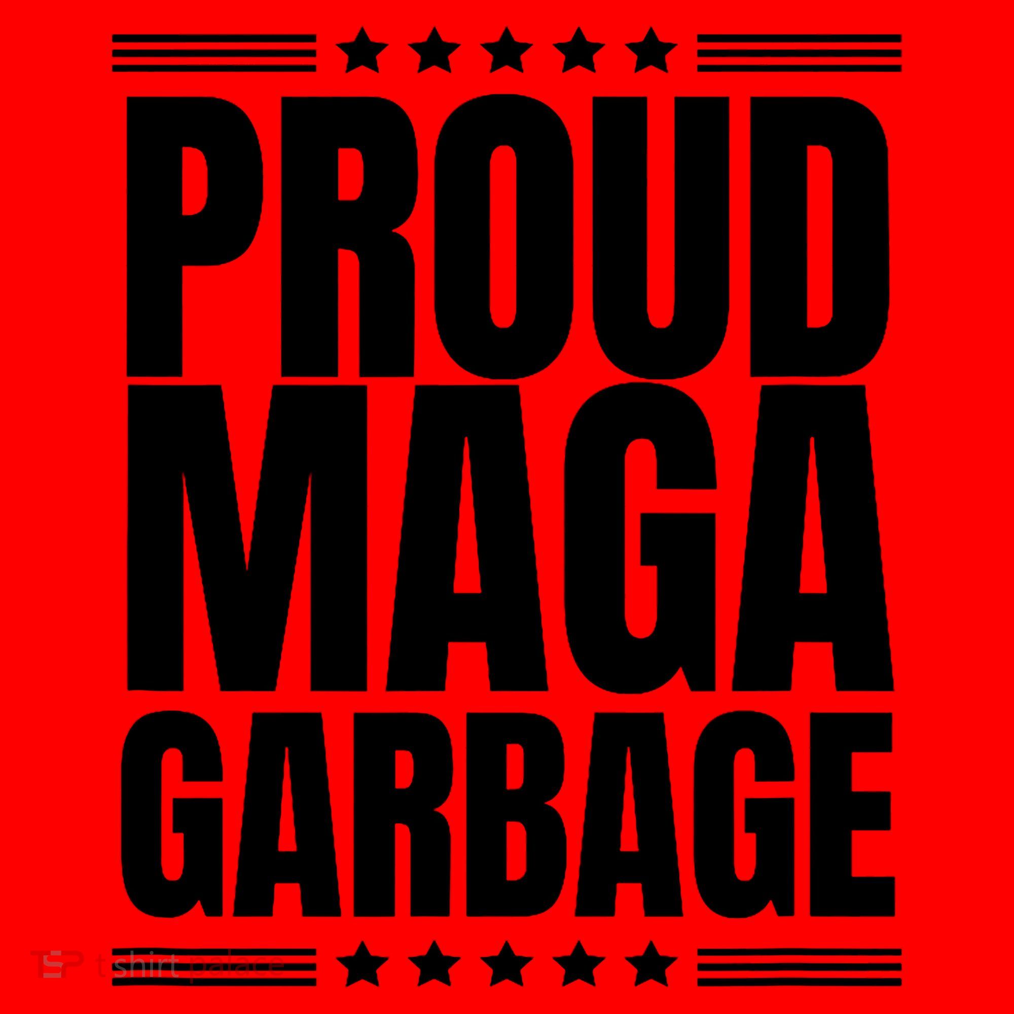 Proud Maga Garbage Trump Supporter Santa Hat