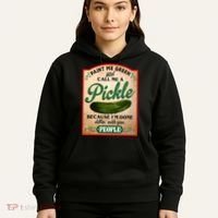 Paint Me Green And Call Me A Pickle Funny Hoodie thumb 5