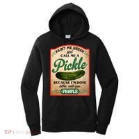 Paint Me Green And Call Me A Pickle Funny Women's Hoodie thumb 0