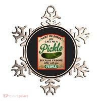 Paint Me Green And Call Me A Pickle Funny Ornament thumb 0