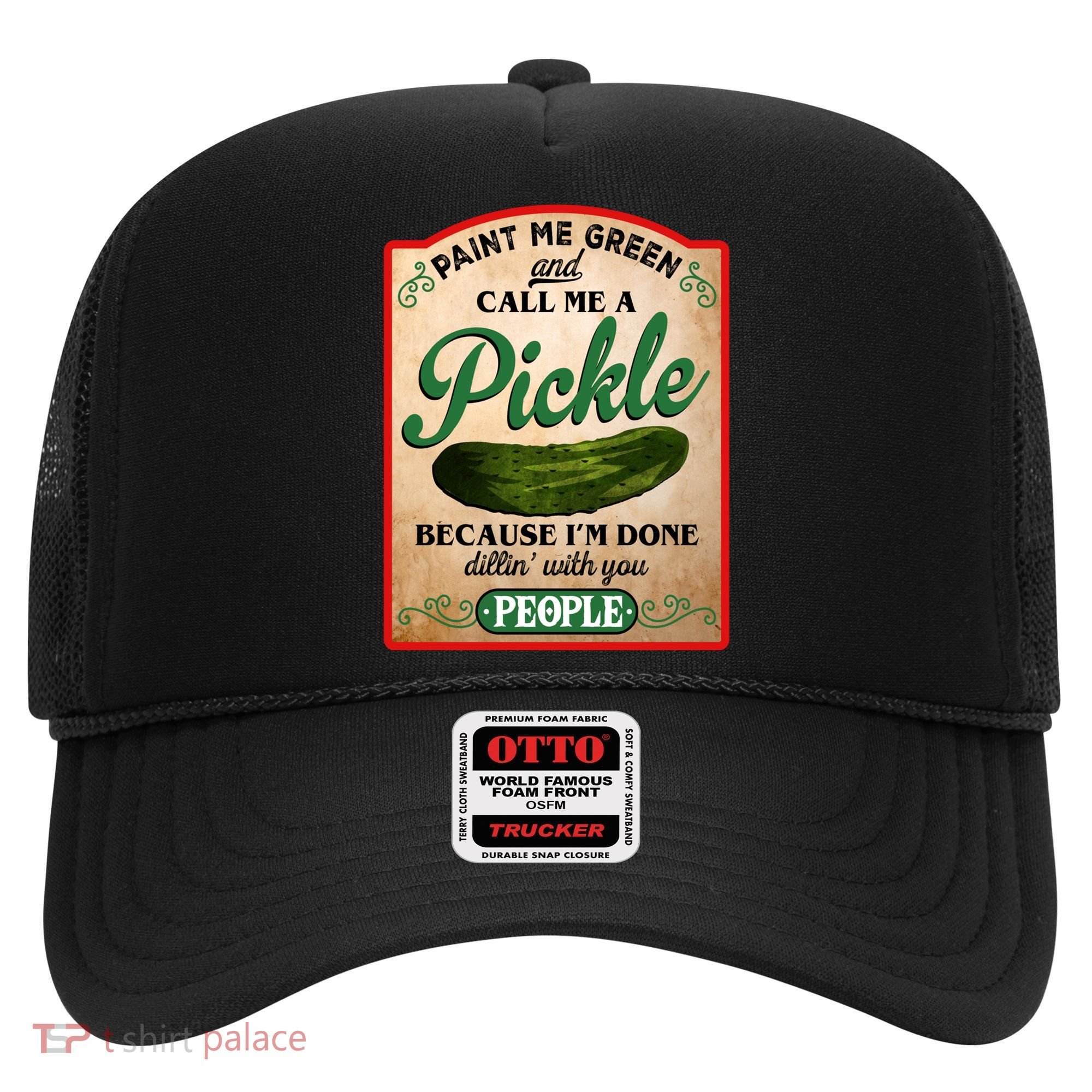 Paint Me Green And Call Me A Pickle Funny Hat