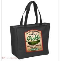Paint Me Green And Call Me A Pickle Funny Tote Bag thumb 2