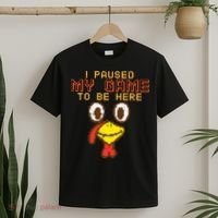 Paused My Game To Be Here Turkey Gamer Thanksgiving T-Shirt thumb 2