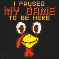 Paused My Game To Be Here Turkey Gamer Thanksgiving Beanie thumb 2
