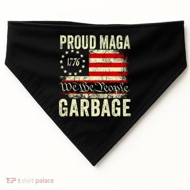 Proud Maga Garbage USA-Made Doggie Bandana