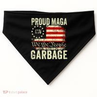 Proud Maga Garbage USA-Made Doggie Bandana thumb 0