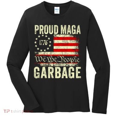 Proud Maga Garbage Women's Long Sleeve Shirt