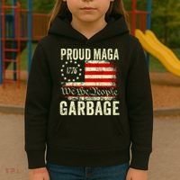 Proud Maga Garbage Kids Hoodie thumb 3