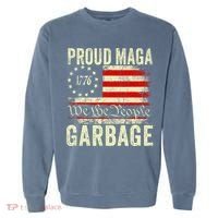 Proud Maga Garbage Garment-Dyed Sweatshirt thumb 0