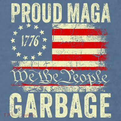 Proud Maga Garbage Garment-Dyed Sweatshirt