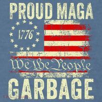Proud Maga Garbage Garment-Dyed Sweatshirt thumb 2