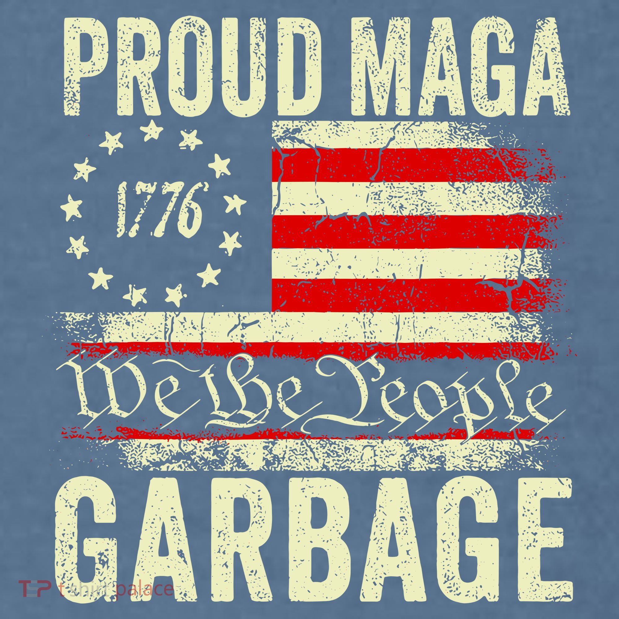 Proud Maga Garbage Garment-Dyed Sweatshirt