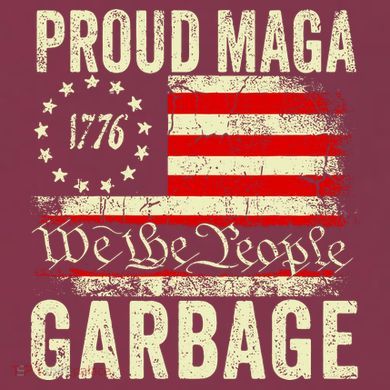 Proud Maga Garbage 16oz Travel Tumbler