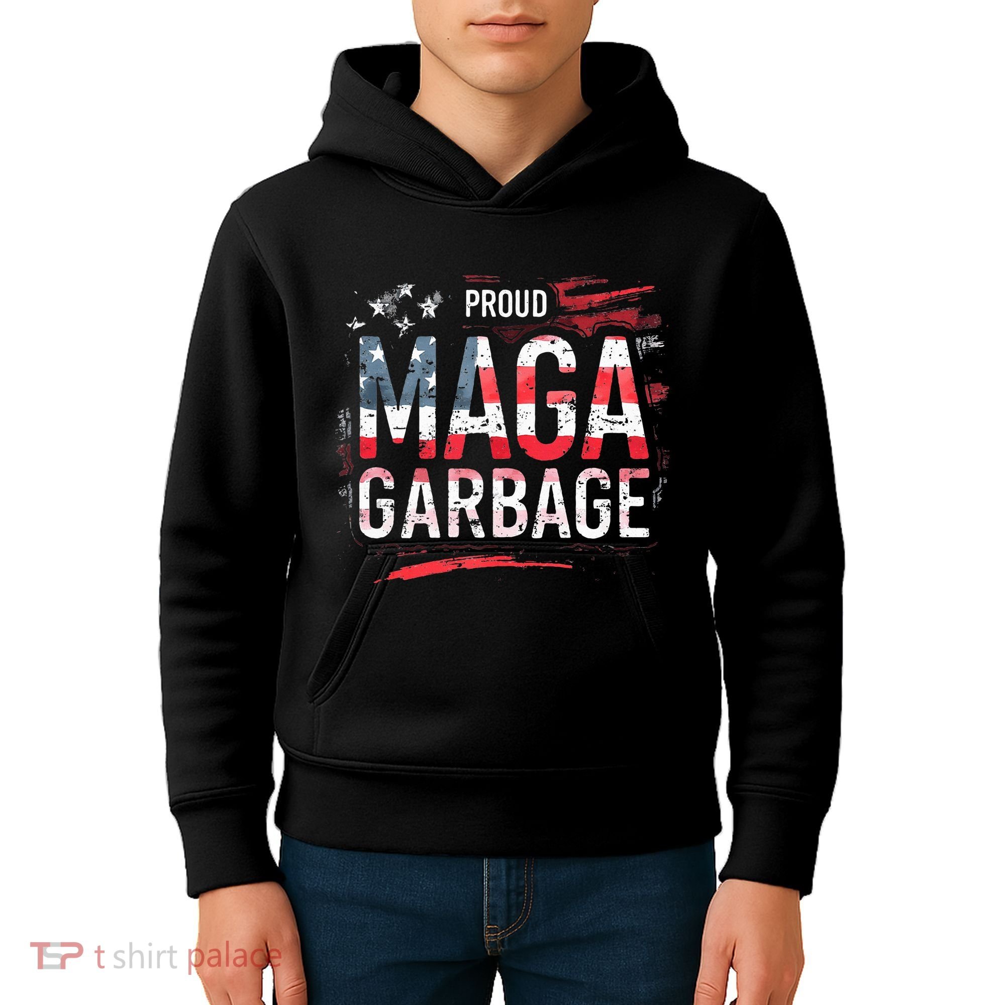 Proud Maga Garbage Kids Hoodie