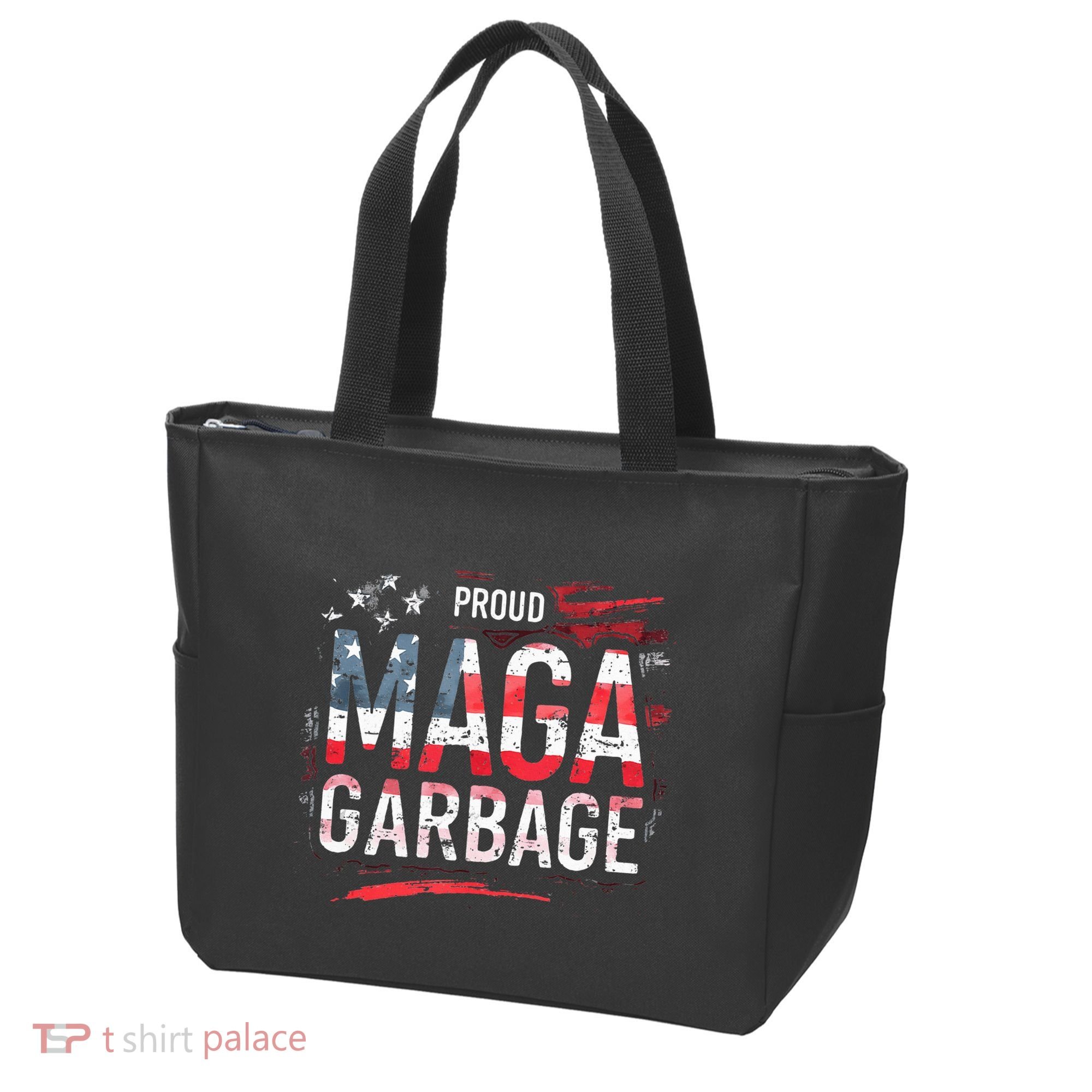 Proud Maga Garbage Tote Bag