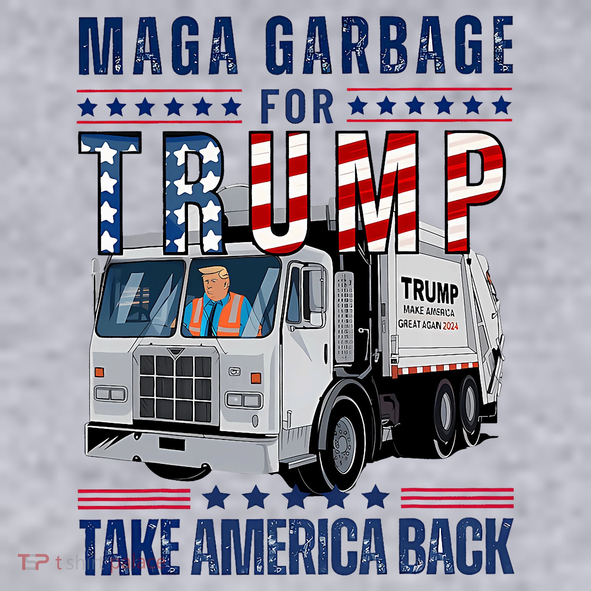 Proud Maga Garbage Trump Supporter Trump Garbage Truck Women's Sweatshirt