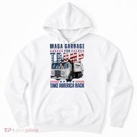 Proud Maga Garbage Trump Supporter Trump Garbage Truck Hoodie thumb 0