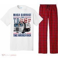 Proud Maga Garbage Trump Supporter Trump Garbage Truck Pajama Set thumb 0