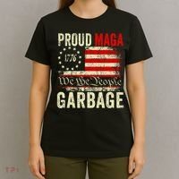 Proud Maga Garbage Make American Garbage Great Again T-Shirt thumb 4