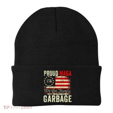 Proud Maga Garbage Make American Garbage Great Again Beanie