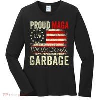 Proud Maga Garbage Make American Garbage Great Again Women's Long Sleeve Shirt thumb 0