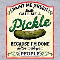 Paint Me Green And Call Me A Pickle Women's Sweatshirt thumb 2