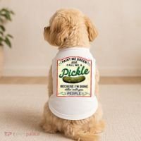 Paint Me Green And Call Me A Pickle Doggie Tank thumb 2