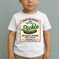 Paint Me Green And Call Me A Pickle Toddler T-Shirt thumb 2