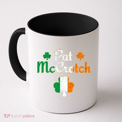 Pat Mccrotch Gift Funny St Patrick's Day Shamrock Irish Gift Coffee Mug