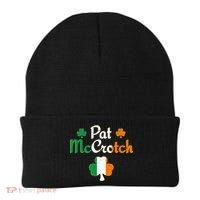 Pat Mccrotch Gift Funny St Patrick's Day Shamrock Irish Gift Beanie thumb 0