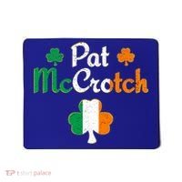 Pat Mccrotch Gift Funny St Patrick's Day Shamrock Irish Gift Mousepad thumb 0