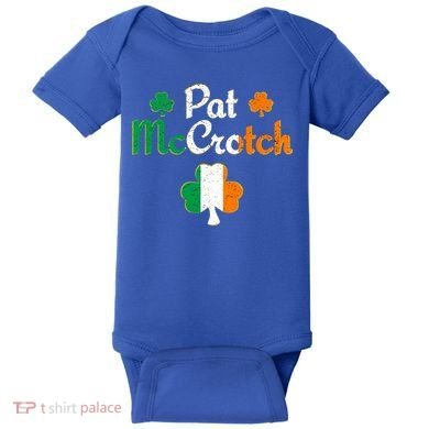 Pat Mccrotch Gift Funny St Patrick's Day Shamrock Irish Gift Baby Bodysuit