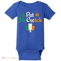 Pat Mccrotch Gift Funny St Patrick's Day Shamrock Irish Gift Baby Bodysuit thumb 0