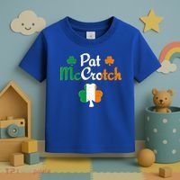 Pat Mccrotch Gift Funny St Patrick's Day Shamrock Irish Gift Toddler T-Shirt thumb 3