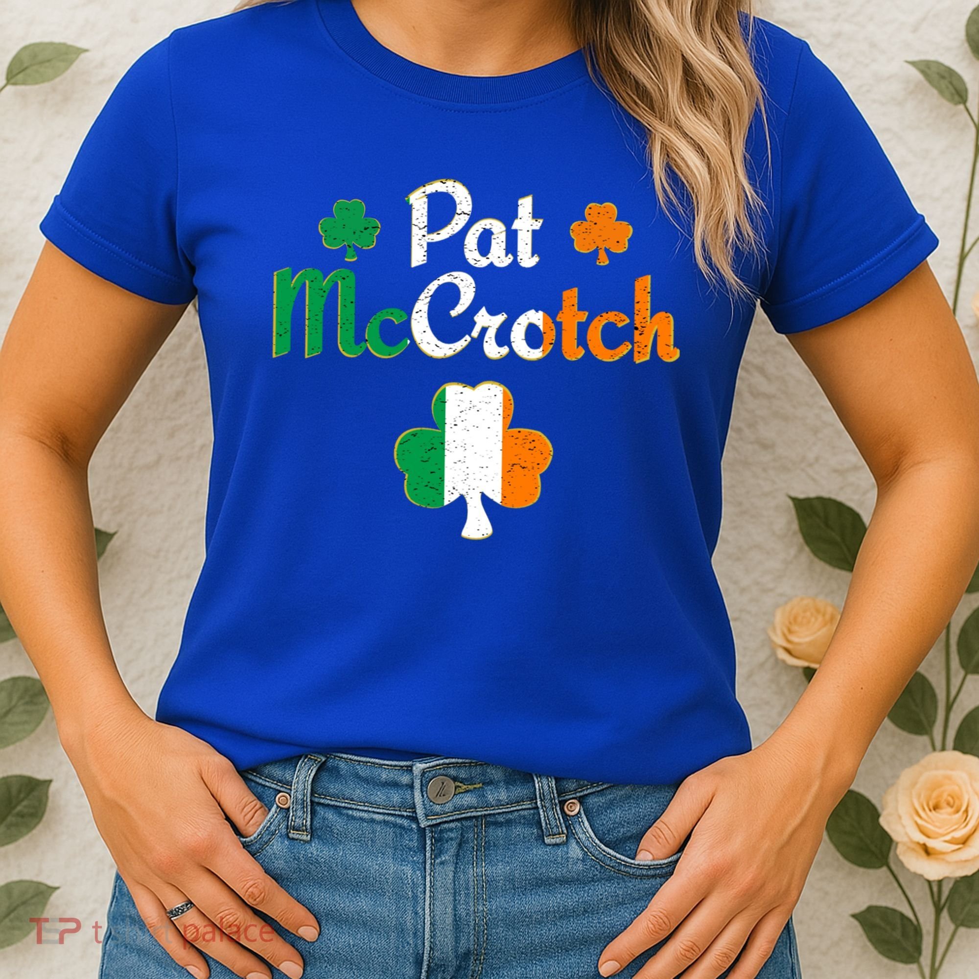 Pat Mccrotch Gift Funny St Patrick's Day Shamrock Irish Gift Women's T-Shirt