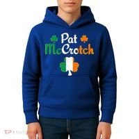 Pat Mccrotch Gift Funny St Patrick's Day Shamrock Irish Gift Kids Hoodie thumb 4