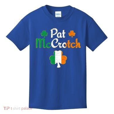 Pat Mccrotch Gift Funny St Patrick's Day Shamrock Irish Gift Kids T-Shirt