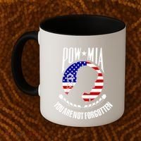 Pow Mia Gift American Flag You Are Not Forgotten Gift Coffee Mug thumb 2