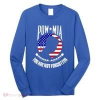 Pow Mia Gift American Flag You Are Not Forgotten Gift Long Sleeve Shirt thumb 0