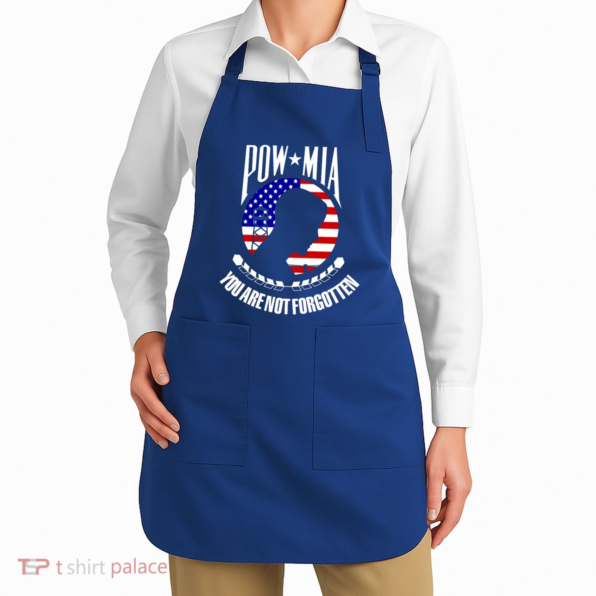 Pow Mia Gift American Flag You Are Not Forgotten Gift Apron