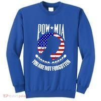 Pow Mia Gift American Flag You Are Not Forgotten Gift Sweatshirt thumb 0