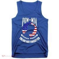 Pow Mia Gift American Flag You Are Not Forgotten Gift Tank Top thumb 0