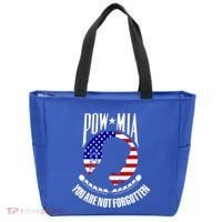 Pow Mia Gift American Flag You Are Not Forgotten Gift Tote Bag thumb 0