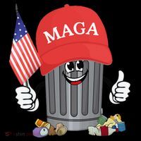 Proud Maga Garbage Trump Supporter Trash Can Cartoon Funny Gift Coffee Mug thumb 5