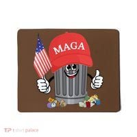 Proud Maga Garbage Trump Supporter Trash Can Cartoon Funny Gift Mousepad thumb 0