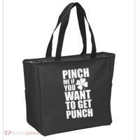 Pinch Me If You Want To Get Punch St Pattys Day Tote Bag thumb 2
